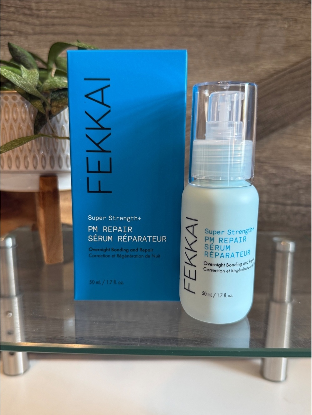 FEKKAI Super Strength+ PM Repair Serum 30ml / 1.7 fl oz - Overnight Hair Repair